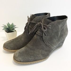 Franco Sarto Acquire leather suede bootie size 7 M